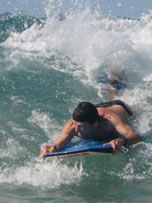 shinfin boogie/bodyboarding fins: Powered control on the wave