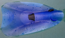 shinfin™ swim fins - translucent-blue